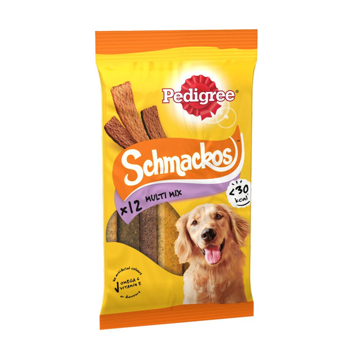 Pedigree Schmackos 12 pack Meat Variety Dog Treats